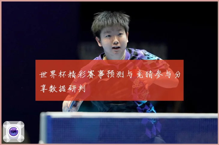 世界杯精彩赛事预测与竞猜参与分享数据研判